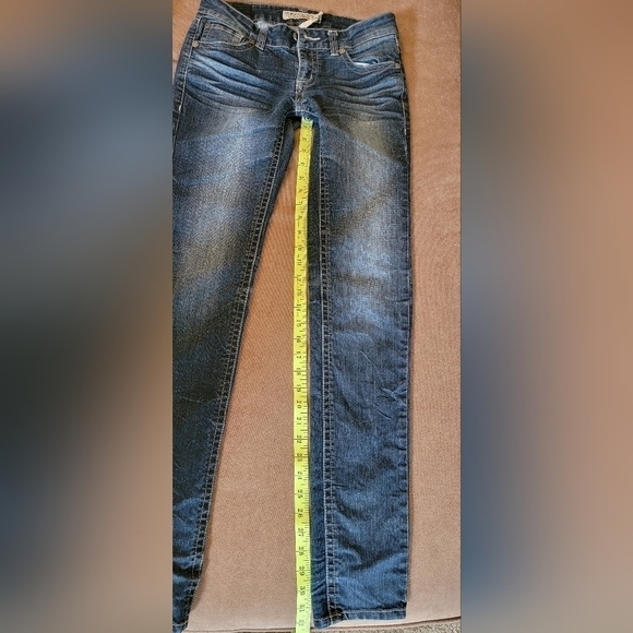 WOMENS ITZ ME Black label skinny jeans size 7 - Picture 9 of 9